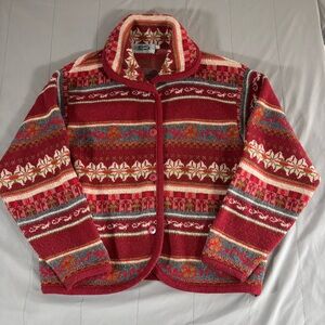 80's Le Laureat International Wool Cardigan Sweater - Made in France size L